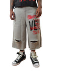 Remember distressed shorts