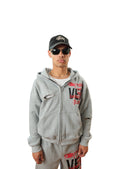 Remember distressed zip up